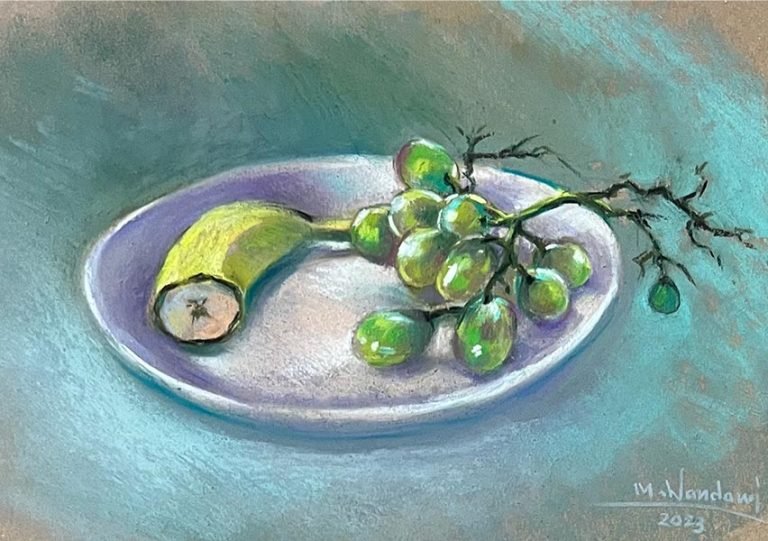 A3-horizontal-stillive-grapes-banana